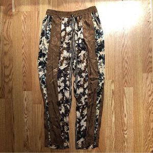Zara Printed Satin Pants